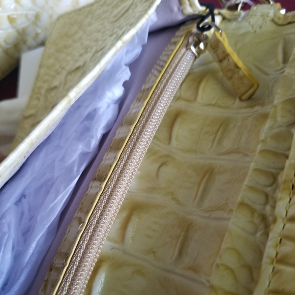 Brahmin Lemonade Medium Asher &  Wallet Set - Picture 5 of 16